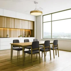 LED-takvifte Alaska Mini tre DC stille Ø 91 cm CCT