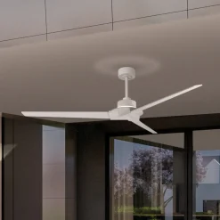 LED-takvifte Brisa hvit DC stille Ø 175 cm CCT