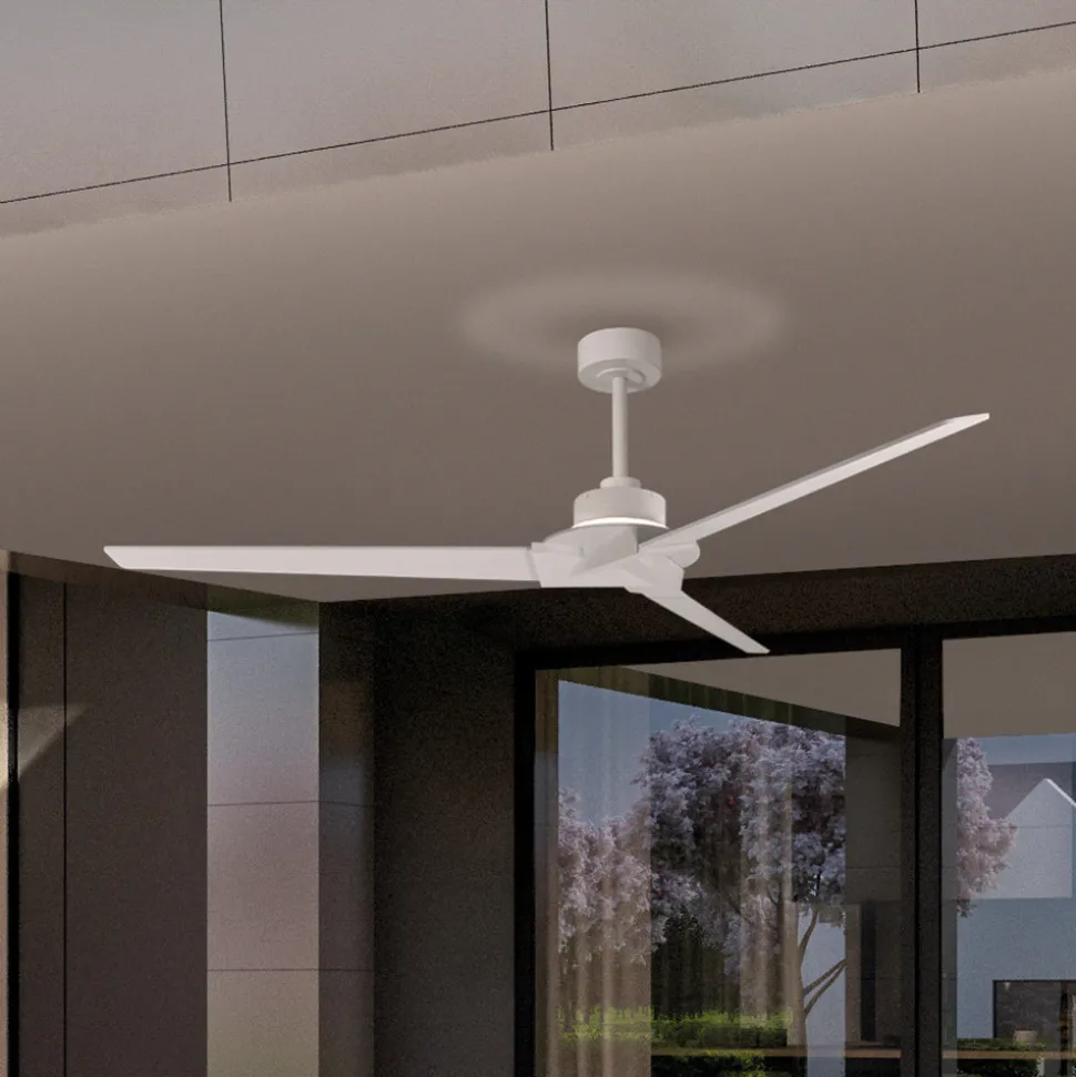 LED-takvifte Brisa hvit DC stille Ø 175 cm CCT