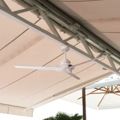 LED-takvifte Brisa Mini hvit DC stille Ø 150 cm CCT