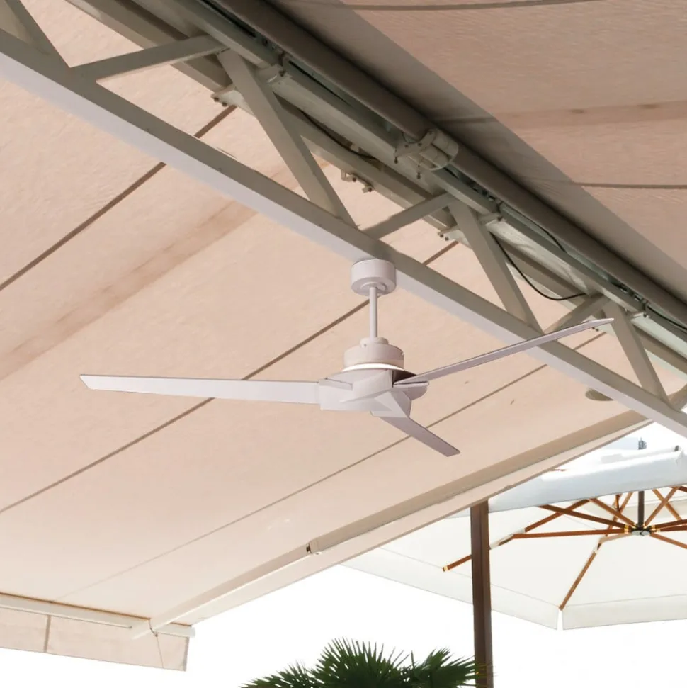 LED-takvifte Brisa Mini hvit DC stille Ø 150 cm CCT