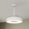 LED-takvifte Coin Mini hvit DC stille Ø 91 cm CCT