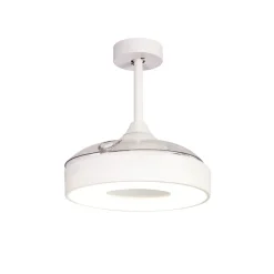 LED-takvifte Coin Mini hvit DC stille Ø 91 cm CCT