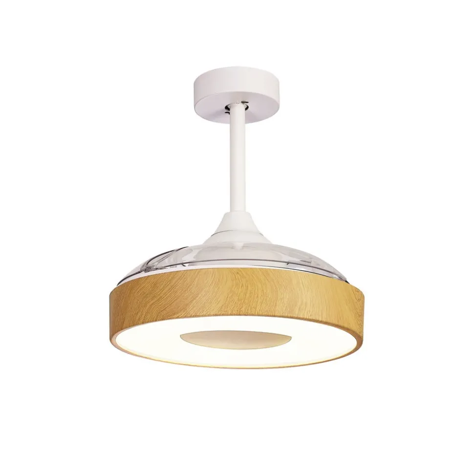 LED-takvifte Coin Mini tre DC stille Ø 91 cm CCT