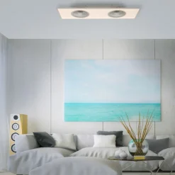 LED-takvifte Flat-Air, CCT, hvit, 120x40cm