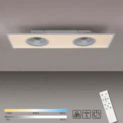 LED-takvifte Flat-Air, CCT, hvit, 120x40cm