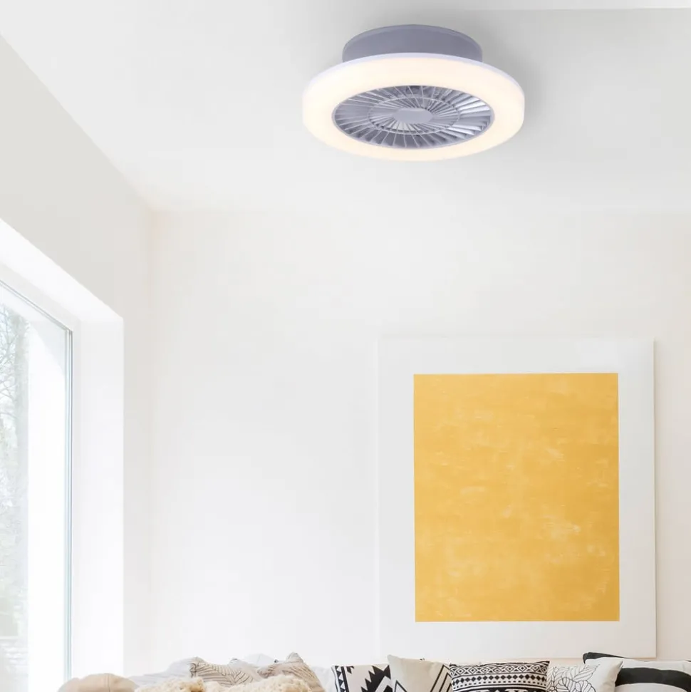 LED-takvifte Leonard Ø50cm, seriebryter