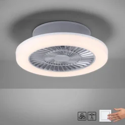 LED-takvifte Leonard Ø50cm, seriebryter