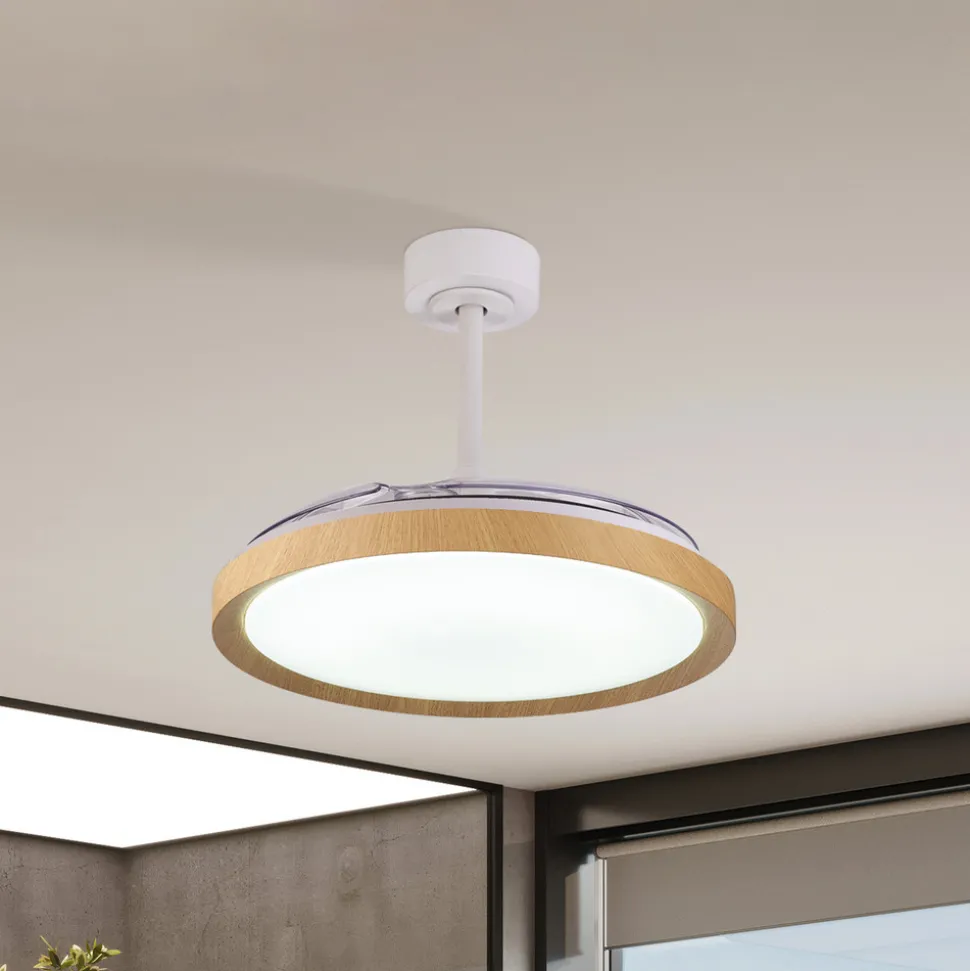 LED-takvifte Mistral treimitasjon DC stillegående Ø 106 cm CCT