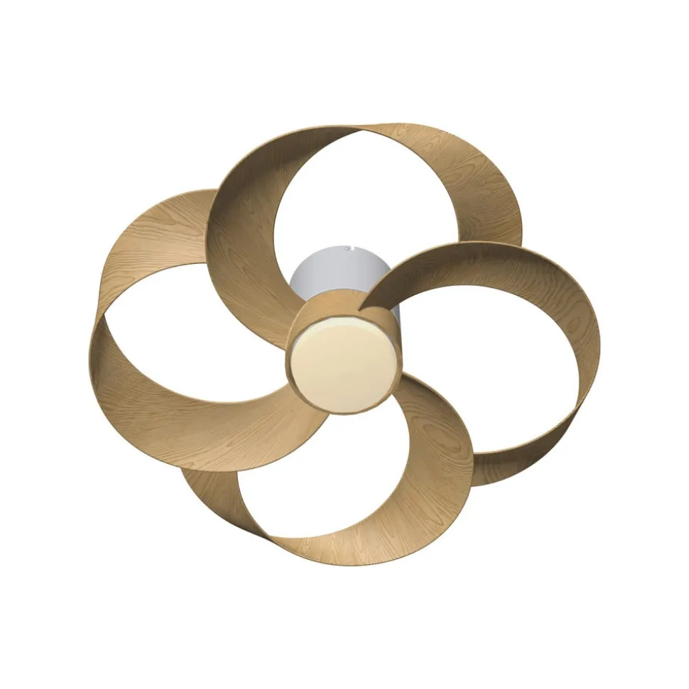 LED-takvifte Rose tre DC-motor stille Ø 65 cm CCT