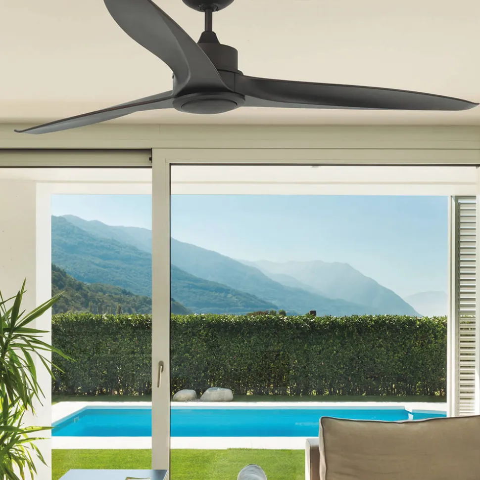 LED-takvifte Tonic, mørkebrun