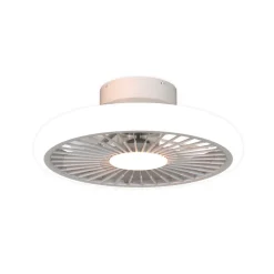 LED-takvifte Turbo, hvit, DC stille Ø 51 cm CCT