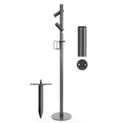 LED-terrasselampe Paul Basic+, 2 lyskilder