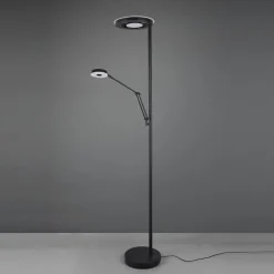 LED-uplight Barrie med leselampe svart matt