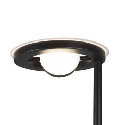 LED-uplight Barrie med leselampe svart matt