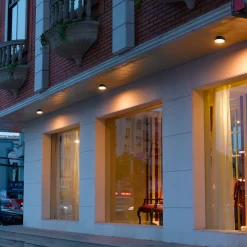 LED-utelampe CMD 9025, Ø 15 cm