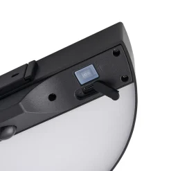 LED-utendørs vegglampe Monay Round, svart, IP44