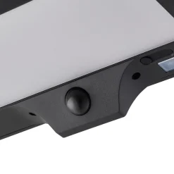 LED-utendørs vegglampe Monay Square, svart, IP44