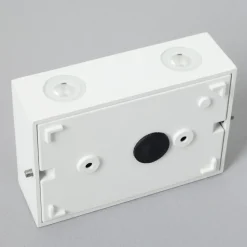 LED-utevegglampe Henor i hvitt, 4 lys