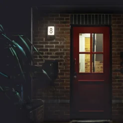 LEDVANCE LED utendørs vegglampe Endura Style, mørkegrå, sensor