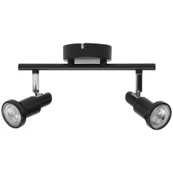 LEDVANCE LED-takspotlight GU10, to-lys, svart