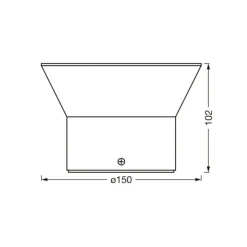 LEDVANCE SMART+ WiFi Eclipse flerfarget vegglampe