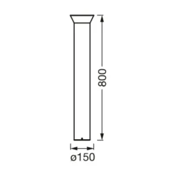 LEDVANCE SMART+ WiFi Eclipse Multicolour Høyde 80 cm