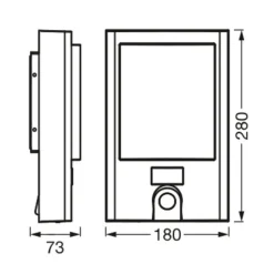 LEDVANCE SMART+ WiFi Entrance Number Camera vegg