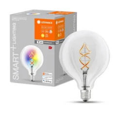 LEDVANCE SMART+ WiFi filament globe RGBW E27 4,5W