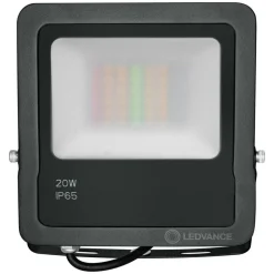 LEDVANCE SMART+ WiFi Floodlight, RGBW, grå, 20W