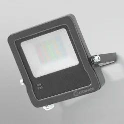LEDVANCE SMART+ WiFi Floodlight, RGBW, grå, 10W