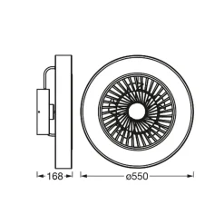 LEDVANCE SMART+ WiFi LED-takvifte sylinder