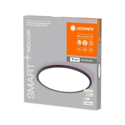 LEDVANCE SMART+ WiFi Orbis ultratynn bakgrunnsbelysning, Ø40cm svart