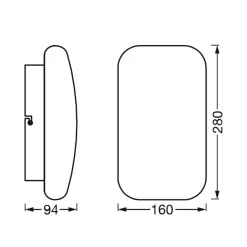LEDVANCE SMART+ WiFi Orbis Wall Aqua IP44 28x16 cm
