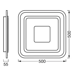 LEDVANCE SMART+ WiFi Orbis Saddie LED-taklampe