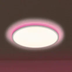 LEDVANCE SMART+ WiFi Orbis Ultra Slim-bakgrunnsbelysning, Ø24 cm, hvit