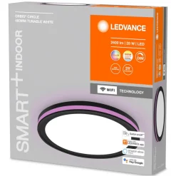 LEDVANCE SMART+ WiFi Orbis Circle CCT RGB svart