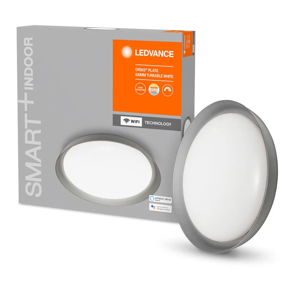 LEDVANCE SMART+ WiFi Orbis Plate CCT 43 cm grå