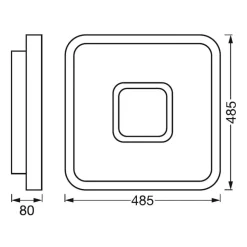 LEDVANCE SMART+ WiFi Orbis Stella LED-taklampe