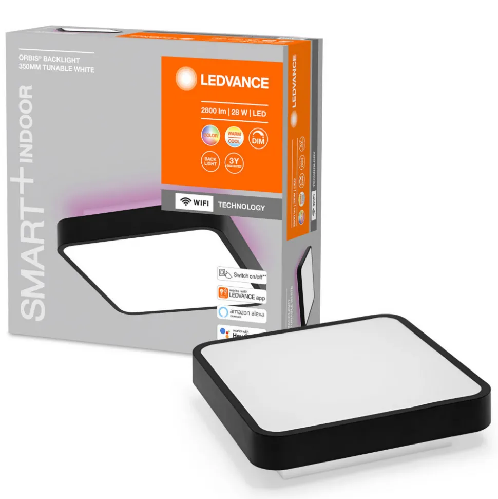 LEDVANCE SMART+ WiFi Orbis Backlight svart 35x35