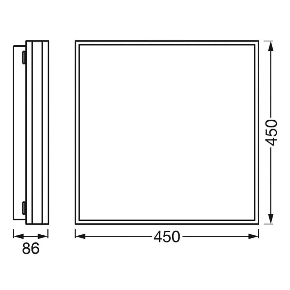 LEDVANCE SMART+ WiFi Orbis-magnet, hvit, 45x45cm
