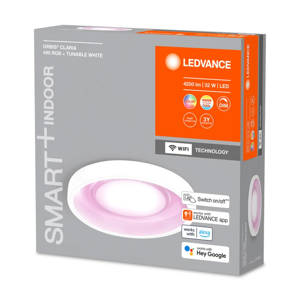 LEDVANCE SMART+ WiFi Orbis Claria LED-taklampe