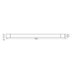 LEDVANCE SMART+ WiFi Outdoor Flex Strip RGBW, 3 m, utendørs
