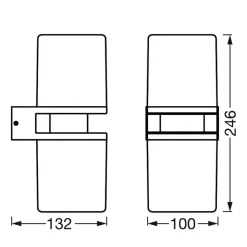 LEDVANCE SMART+ WiFi Outdoor Flare Updown Wall