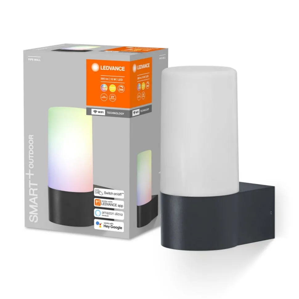 LEDVANCE SMART+ WiFi Outdoor Pipe Wall, RGBW