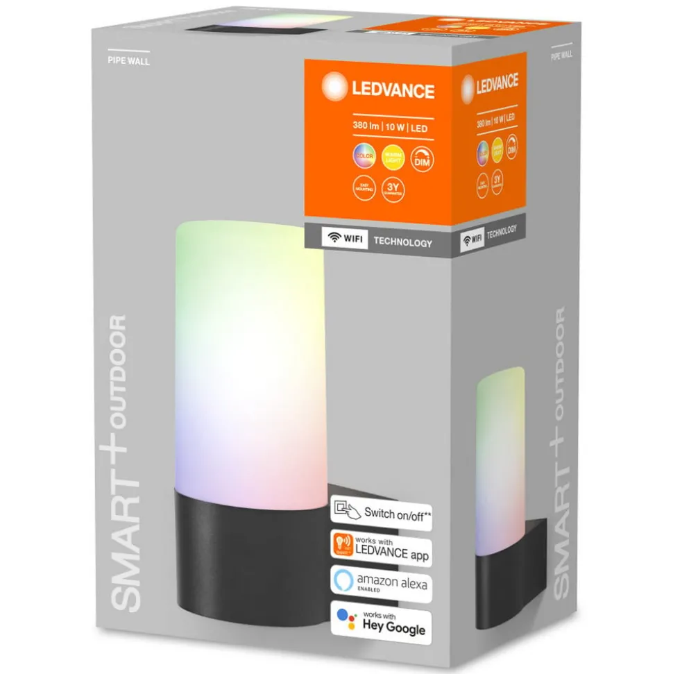 LEDVANCE SMART+ WiFi Outdoor Pipe Wall, RGBW