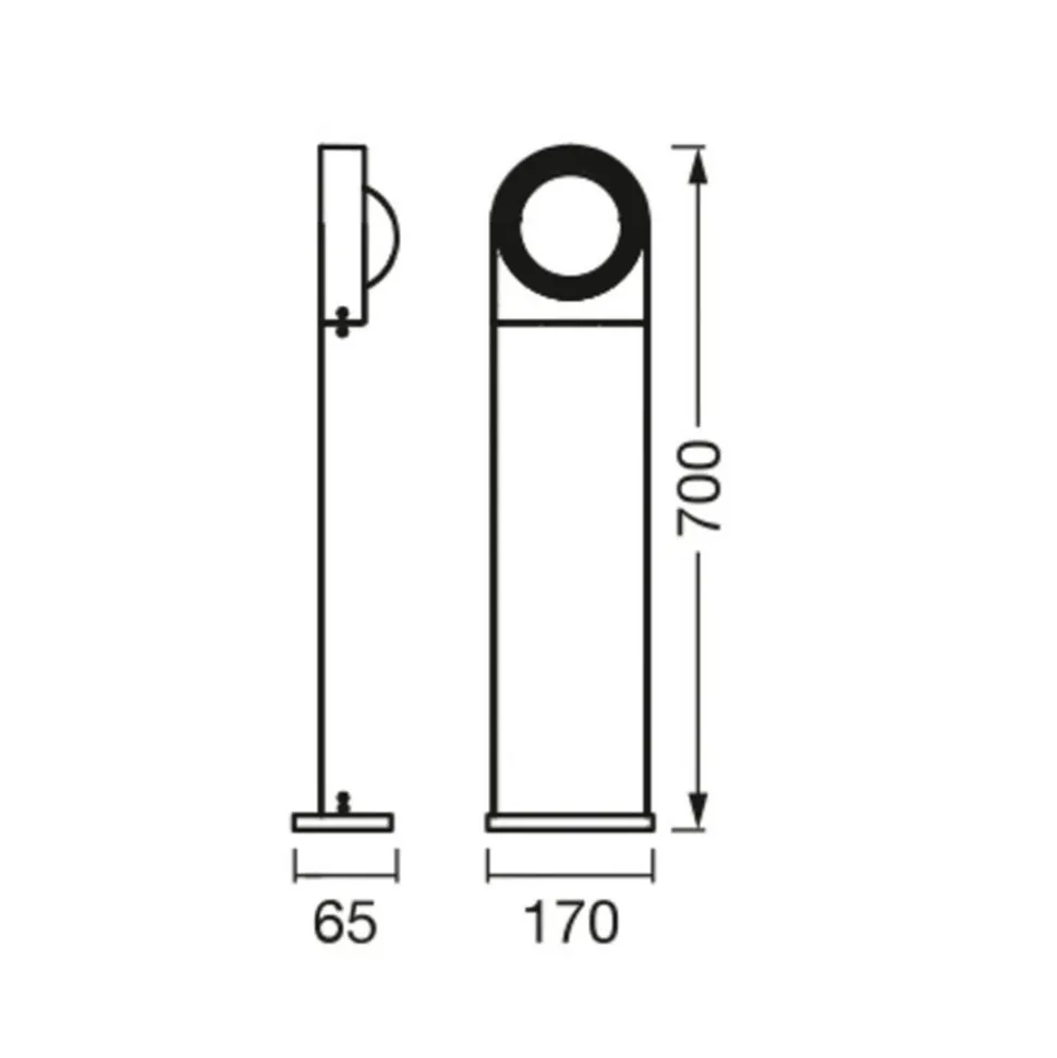 LEDVANCE SMART+ WiFi Swing Round LED-veilampe