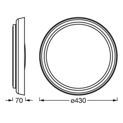LEDVANCE SUN@Home Orbis Plate LED-taklampe