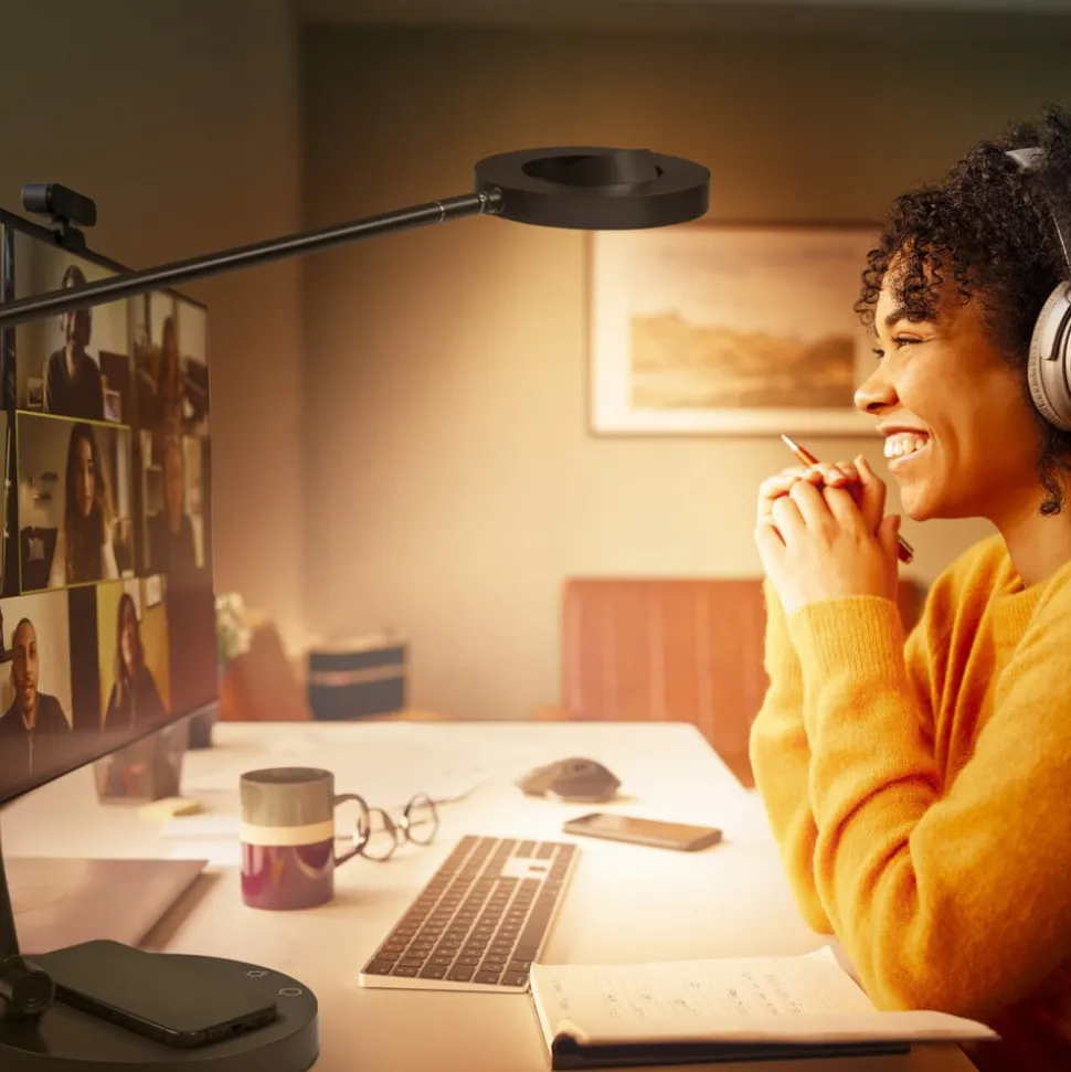 LEDVANCE SUN@Home Panan Desk Disc, bord, svart