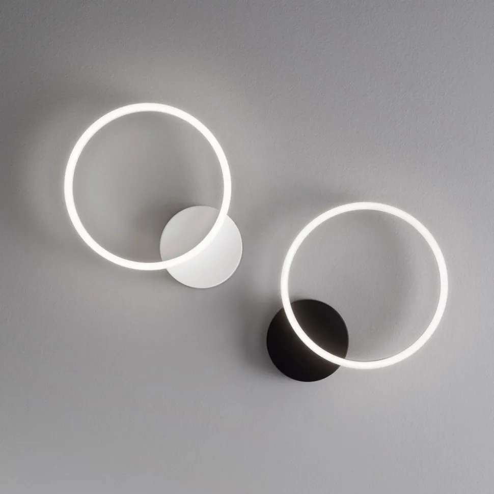 LED-vegglampe, 1 lyskilde, svart